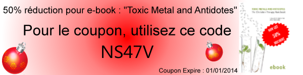 50% réduction pour e-book: 'Toxic Metal and Antidotes'